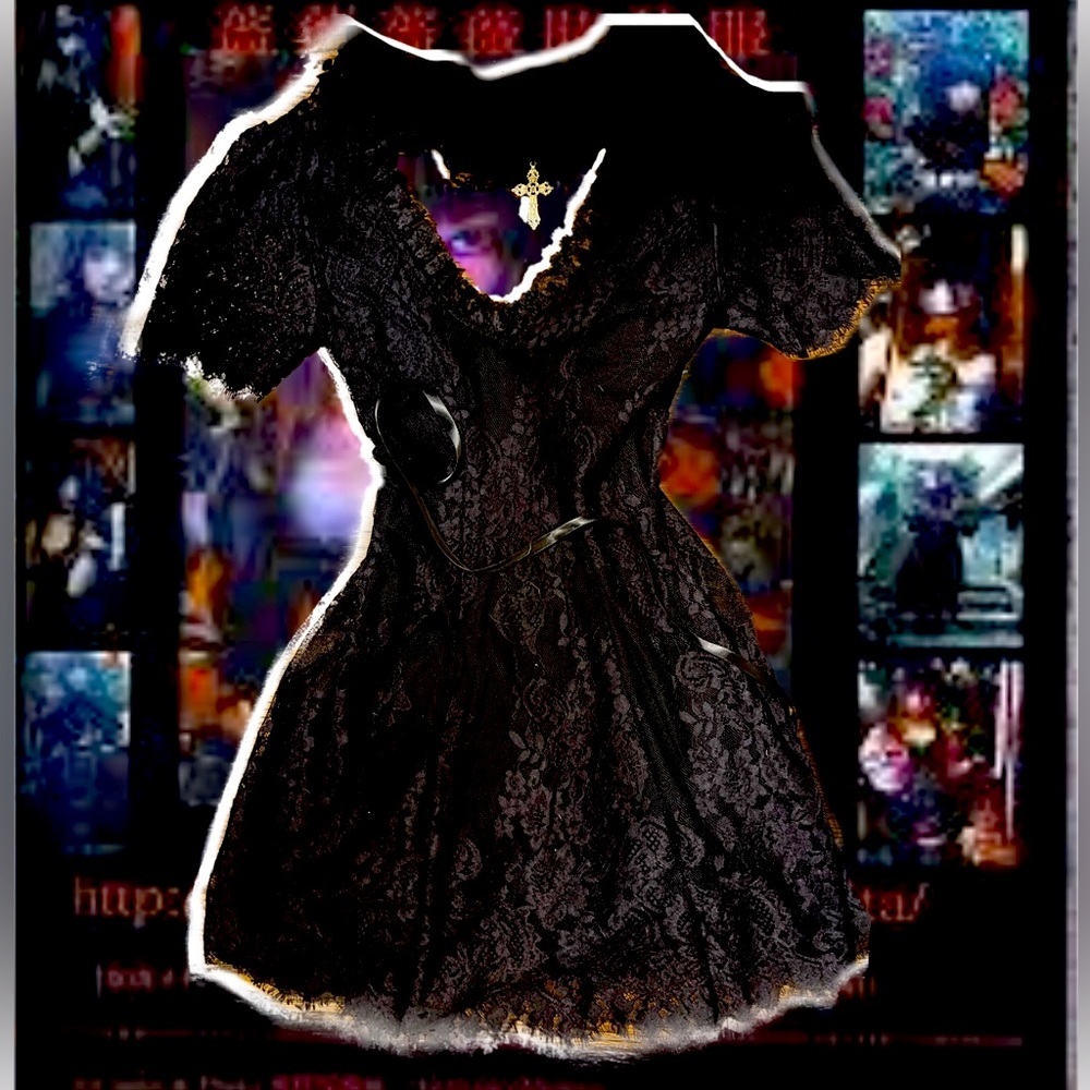 Twilight hours lace dress（╹◡╹）♡